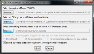 esx customizer